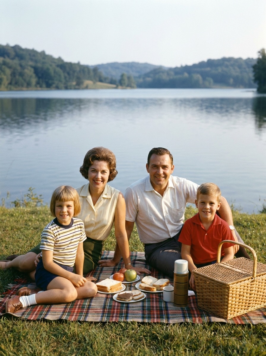 Restored childhood photo